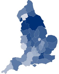 Wright England Map