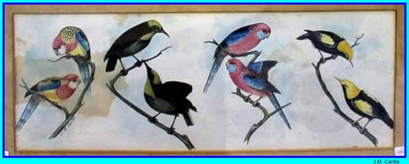J.M. Cantle Bird Pairs 3